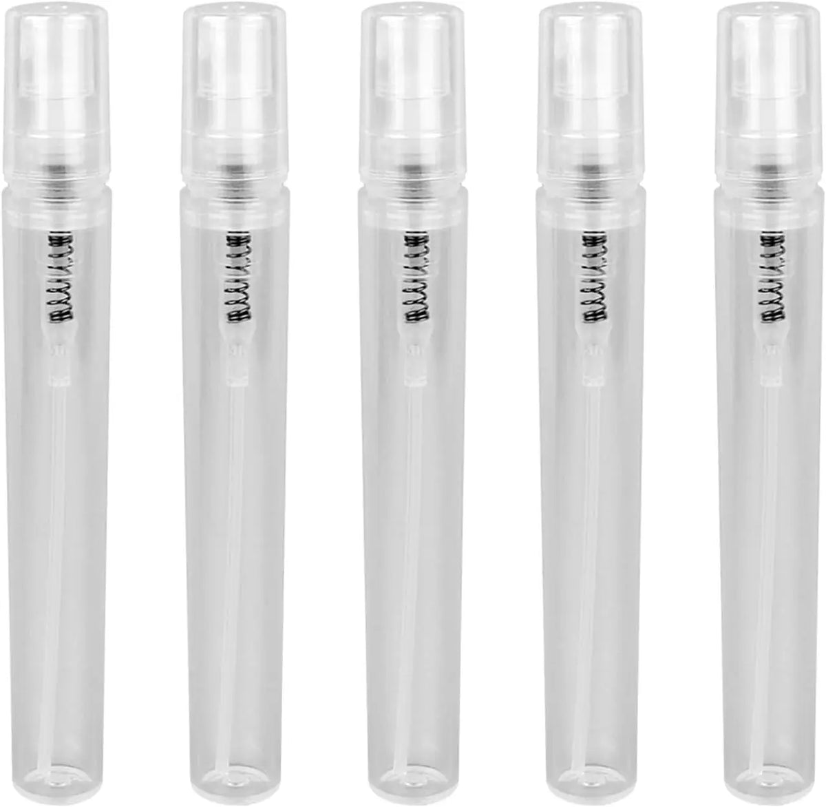 5-Pack Mini Travel Spray Bottles | 3ml 5ml 10ml Atomizer Set Travel Spray Bottles QXL Clear 2ml Plastic