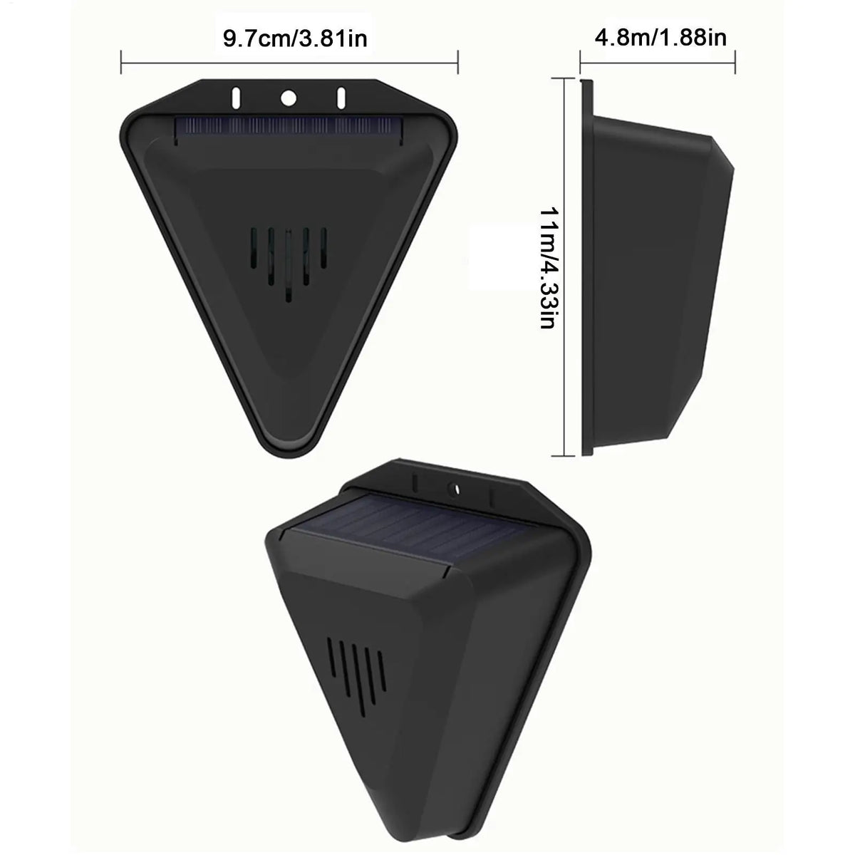 Solar Bird Repeller with Sound | Waterproof Outdoor Deterrent Solar Animal Repeller QXL