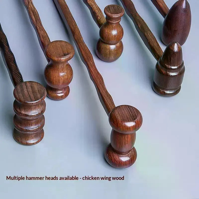 Wooden Massage Hammer | Chicken Wing Wood Back & Neck Tool Wooden Massage Hammer QXL