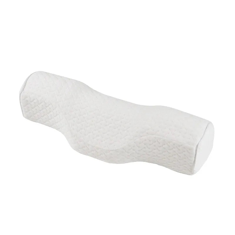 Memory Foam Cervical Pillow | Neck Support & Head Massager Cervical Support Pillow QXL WHITE