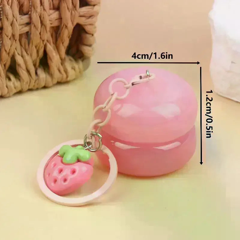 5g Mini Empty Lip Balm Jar with Keychain | DIY Lip Mask Lip Balm Container QXL