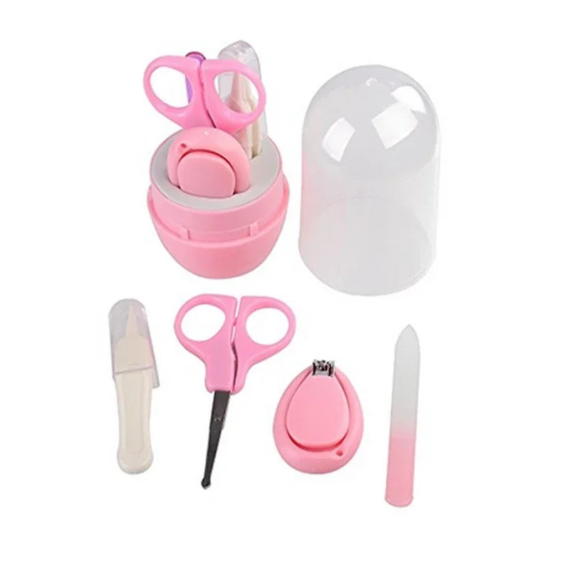 Baby Nail Clipper & Manicure Kit | Safe Newborn Grooming Set Baby Grooming Kit QXL B275 Pink set
