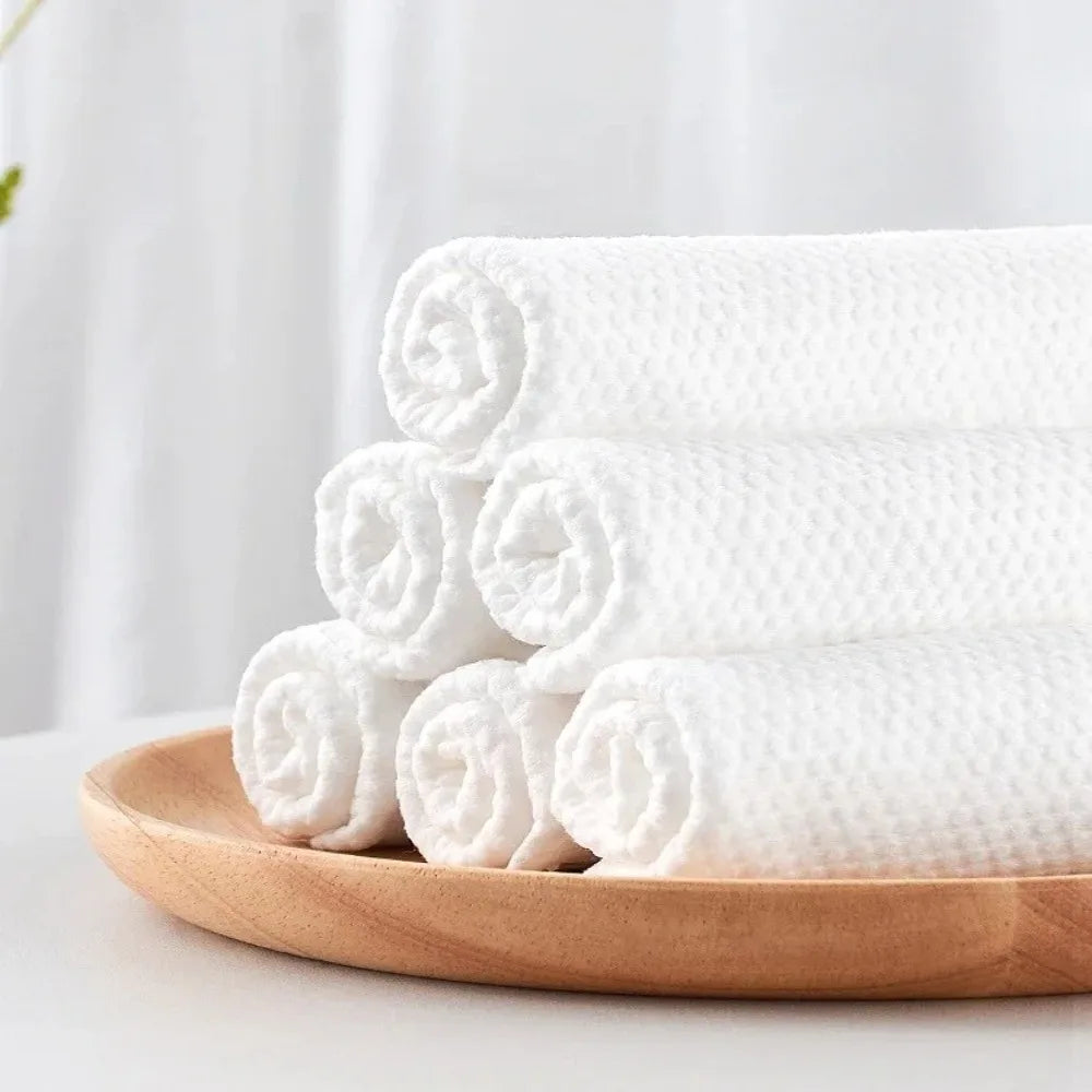 Extra Large Disposable Cotton Face Towels | Pearl Pattern Roll Disposable Face Towels QXL
