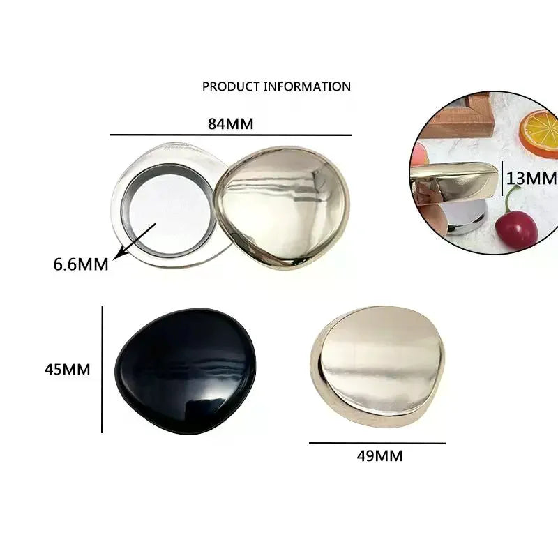 Zinc Alloy Refillable Solid Perfume & Balm Travel Container Solid Perfume Container QXL