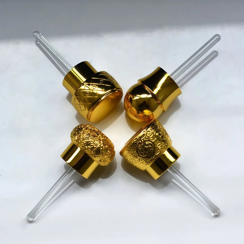 Luxury Glass Attar & Perfume Bottle | Zinc Alloy 3/6/12ml Perfume Oil Bottle QXL