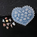 3D Silicone Nail Mold | Ocean Shell Starfish Jellyfish DIY Art Silicone Nail Mold QXL A2