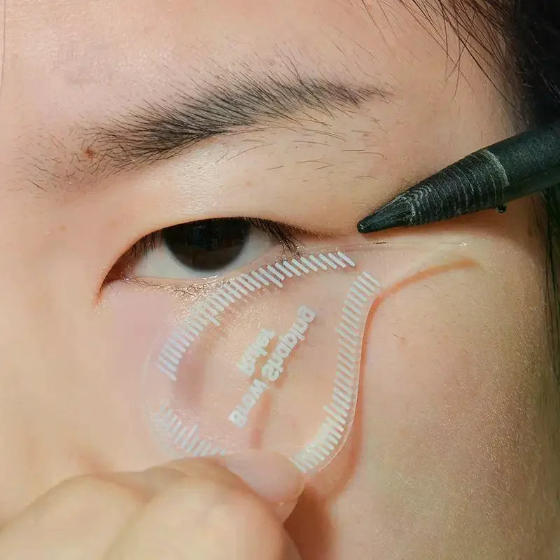 Tear Drop Arch Brow Mapping Ruler | PMU Eyebrow Stencil Eyebrow Mapping Tool QXL