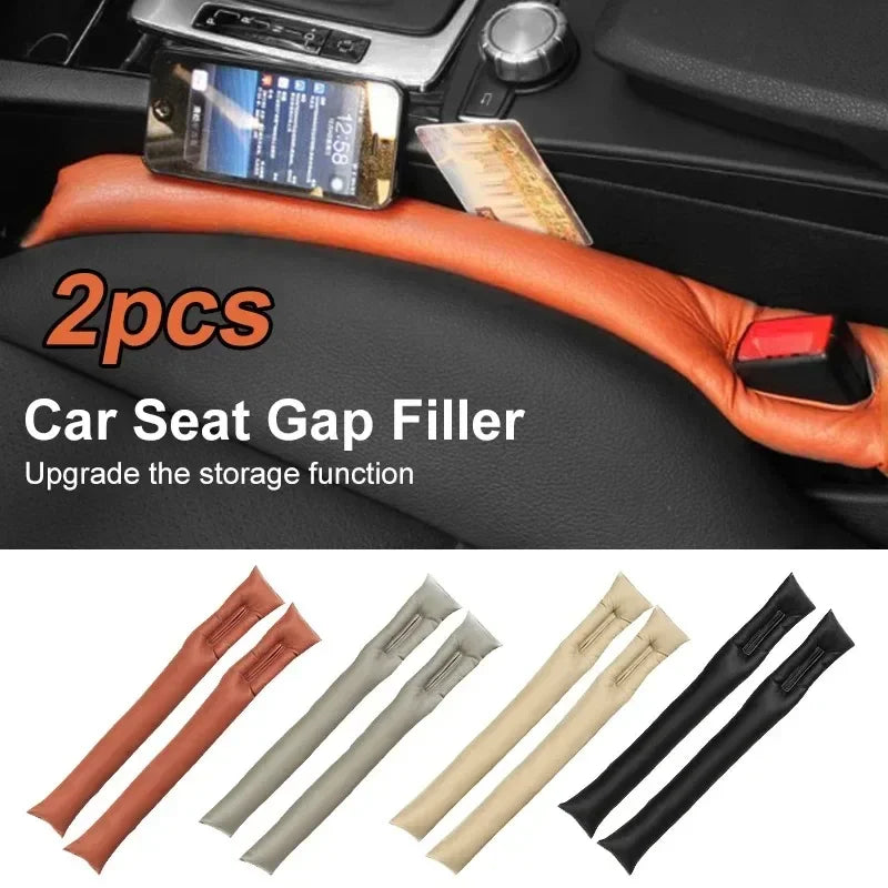 Car Seat Gap Filler Leather Pad Plug Spacer | 1/2/4-Pack Car Seat Gap Filler QXL