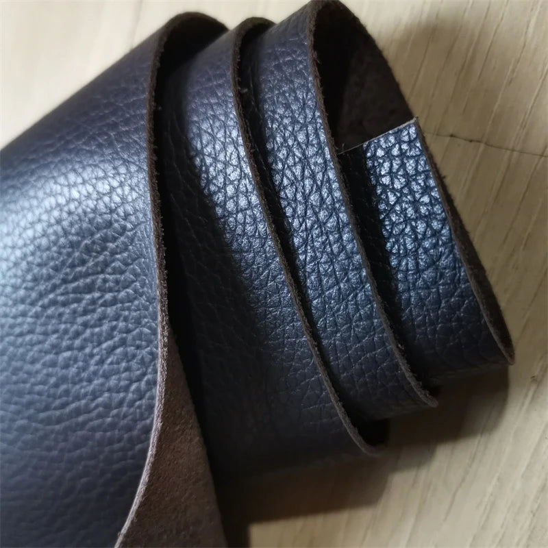Dark Brown First Layer Cowhide Leather 0.9–1mm | DIY Craft Leather Craft Fabric QXL