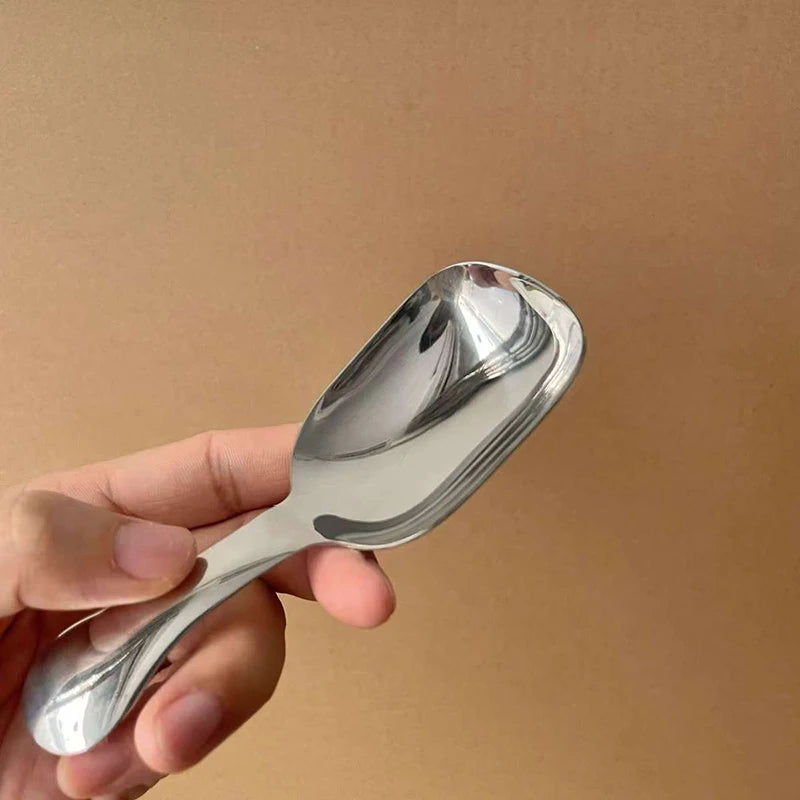 Stainless Steel Long Handle Stirring Spoon – Dessert & Soup Kitchen Spoon QXL