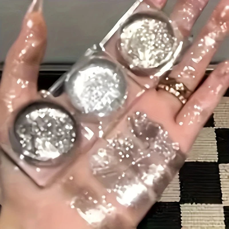 Glitter Liquid Eyeshadow | Metallic Galaxy Shimmer Foil Liquid Eyeshadow QXL