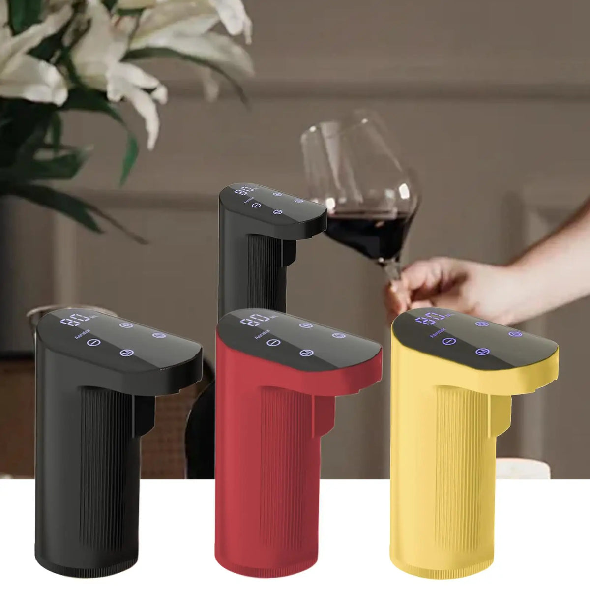 USB Rechargeable Electric Wine Decanter & Dispenser Set Electric Wine Dispenser QXL
