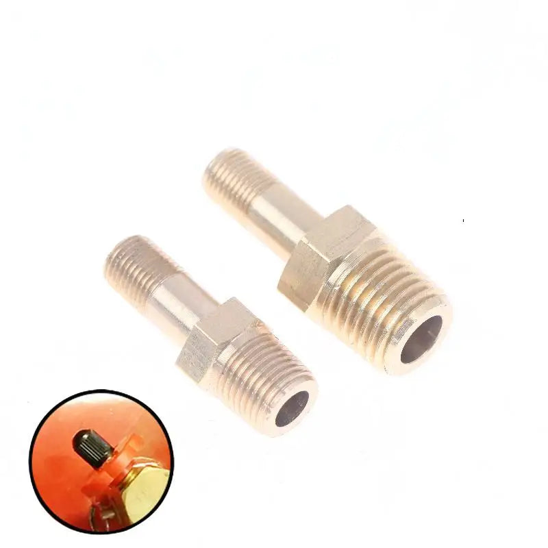 Copper Schrader Valve 1/4 NPT 1/8 NPT M10 Air Compressor Tire Air Fill Valve QXL