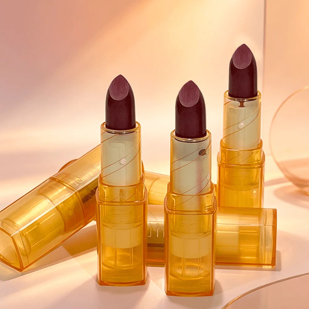 JUJU Dream Amber Tube Velvet Matte Lipstick | Nude Long-Lasting Matte Lipstick QXL