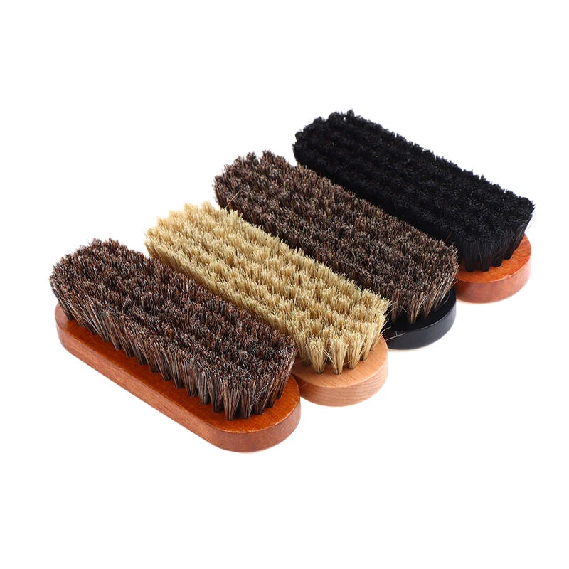 Horse Hair Cleaning Brush | Dashboard, Leather & Shoe Care Detailing Cleaning Brush QXL