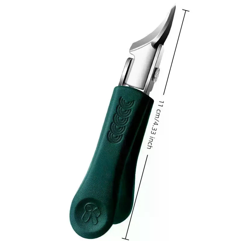 Slanted Anti-Splash Nail Clipper | Stainless Steel Toenail Cutter Nail Clipper QXL