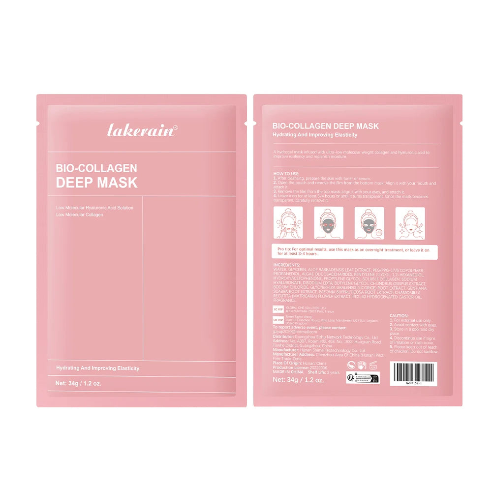 Collagen Overnight Face Mask – Deep Hydration & Pore Minimizing Collagen Sleeping Mask QXL 2 pcs