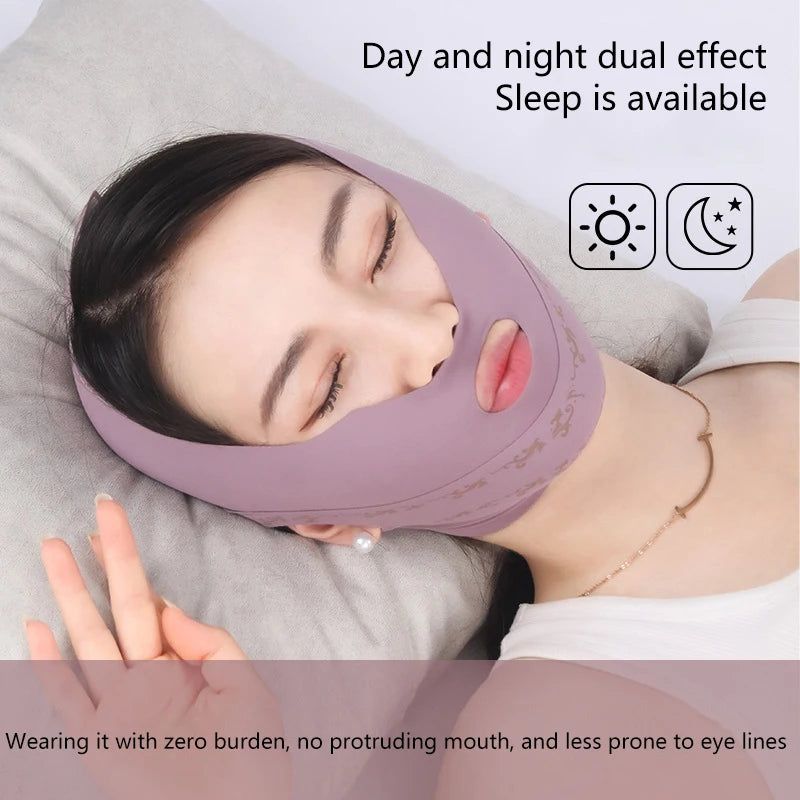 V-Line Face Slimming Bandage | Chin & Jawline Lifting Strap Face Slimming Strap QXL