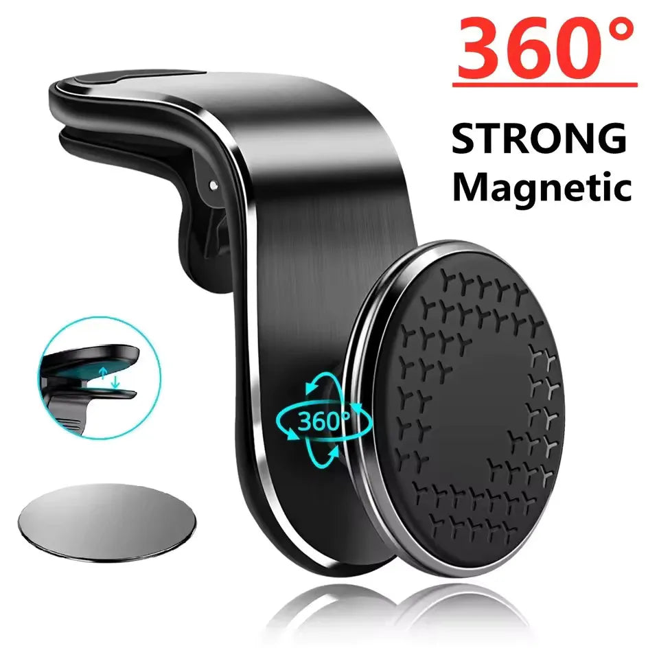 Magnetic Car Phone Holder | Air Vent Mount 360° Rotation Car Phone Mount QXL