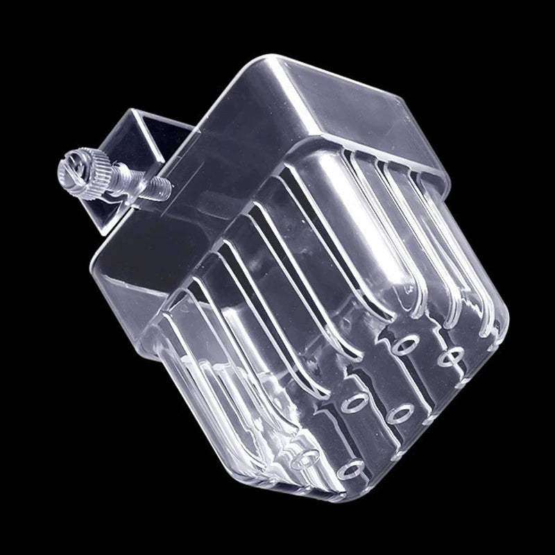 Wall-Mount Hydroponic Planting Cup | Clear Fish Tank Decor Hydroponic Planting Cup QXL