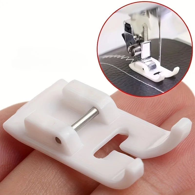 Non-Stick Teflon Presser Foot Set | Leather & Universal Fit Sewing Machine Foot QXL
