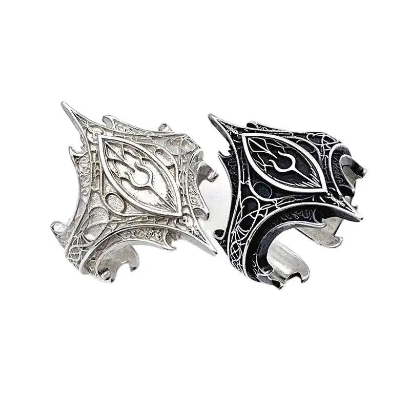 Vintage Gothic Open Ring | Unisex Irregular Pattern Jewelry Gothic Fashion Ring QXL