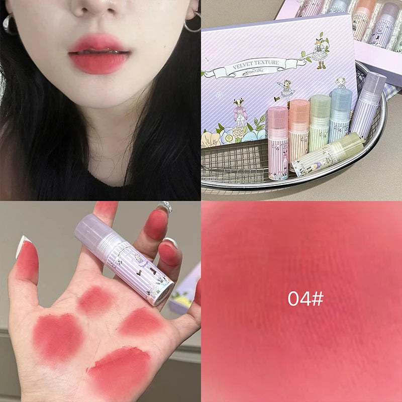 Art Value 6-Color Matte Liquid Lipstick Set | Waterproof Lip Kit Liquid Lipstick Set QXL