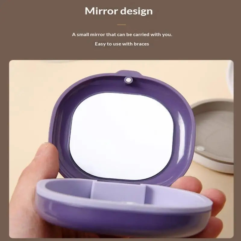 Magnetic Retainer & Denture Storage Case | Antibacterial Box Dental Appliance Case QXL