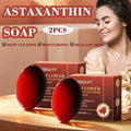 2-Pack Astaxanthin Bar Soap | Exfoliating Moisturizing Cleanser Bar Soap QXL Default Title
