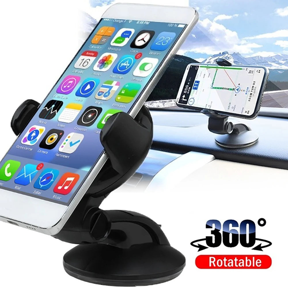 Flexible Long Arm Car Phone Holder | Windshield & Dash Mount Car Phone Mount QXL