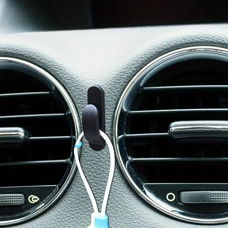 Black Self-Adhesive Car Hooks | Bag & Purse Organizer Car Interior Hook QXL