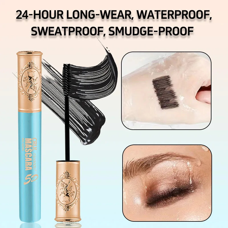 Waterproof Volumizing Mascara | Lengthening & Curling Black Waterproof Mascara QXL