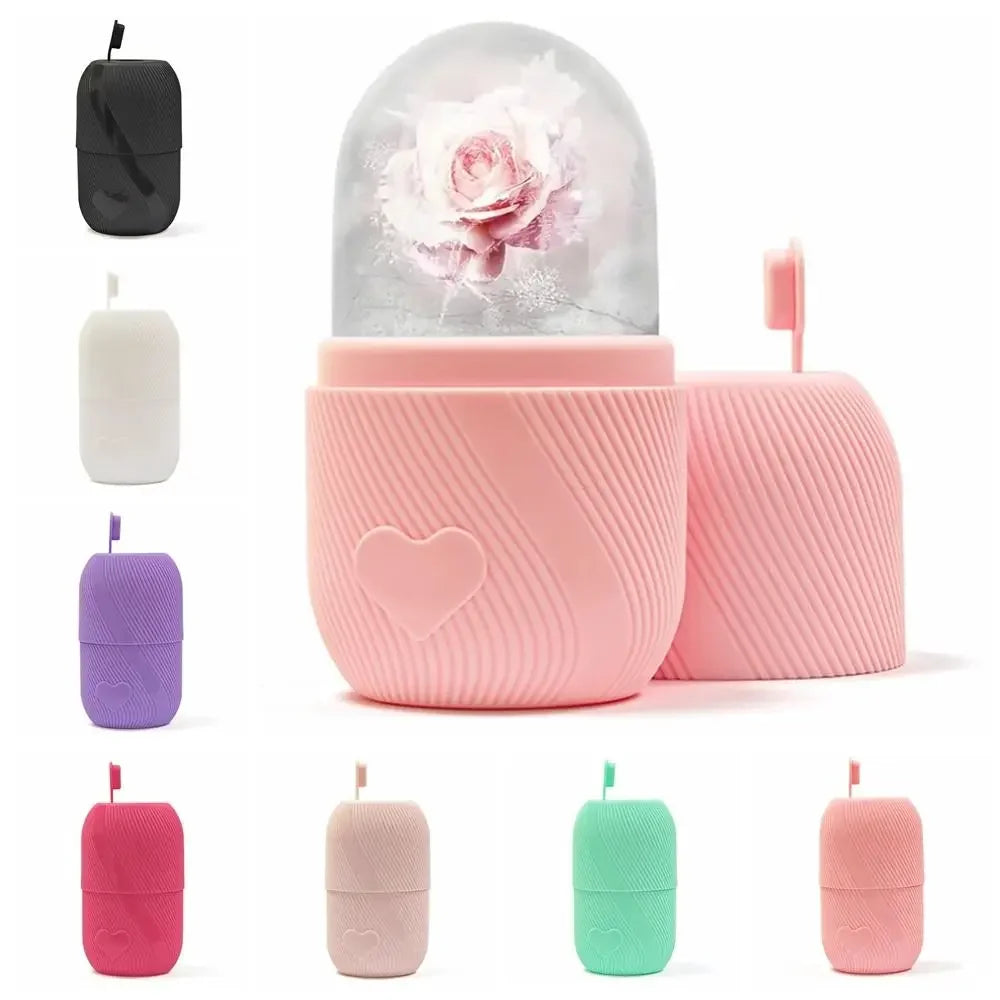 Silicone Ice Roller for Face | Cooling Facial Massager Tool Facial Ice Roller QXL