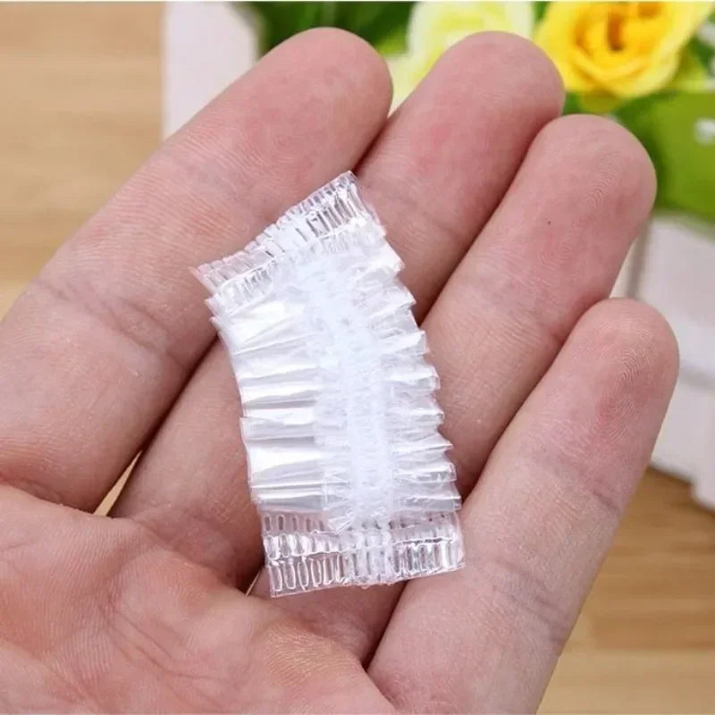 100-Pack Disposable Waterproof Ear Covers – Hair Dye & Bath Disposable Ear Covers QXL