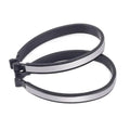Reflective Cycling Trouser Clips | 2-Pack Ankle Bands Cycling Trouser Clips QXL Gray