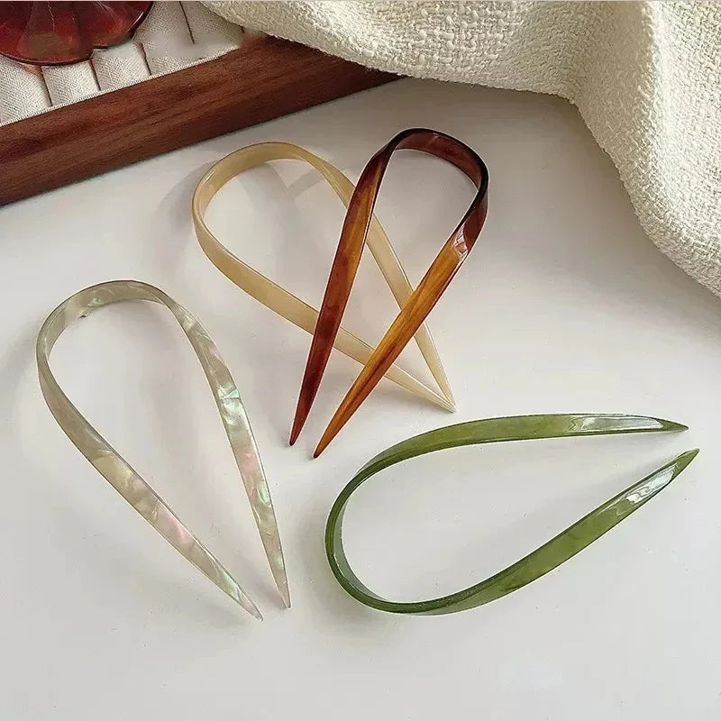 Gold U-Shape Hair Clips & Pins for Women | Bridal Hairpins Hair Clips & Pins QXL