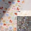 5D Embossed Kawaii Graffiti Nail Art Stickers | Self-Adhesive Nail Art Stickers QXL TO4351