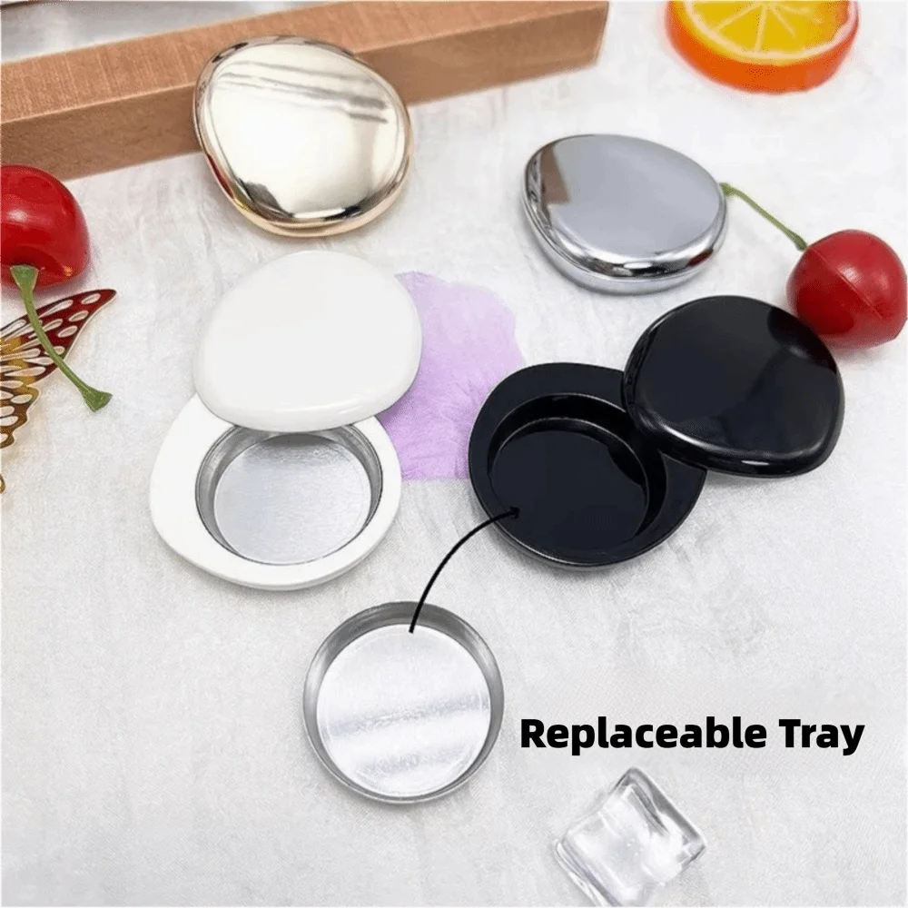 Zinc Alloy Solid Perfume Container | Refillable Travel Balm Box Solid Perfume Container QXL