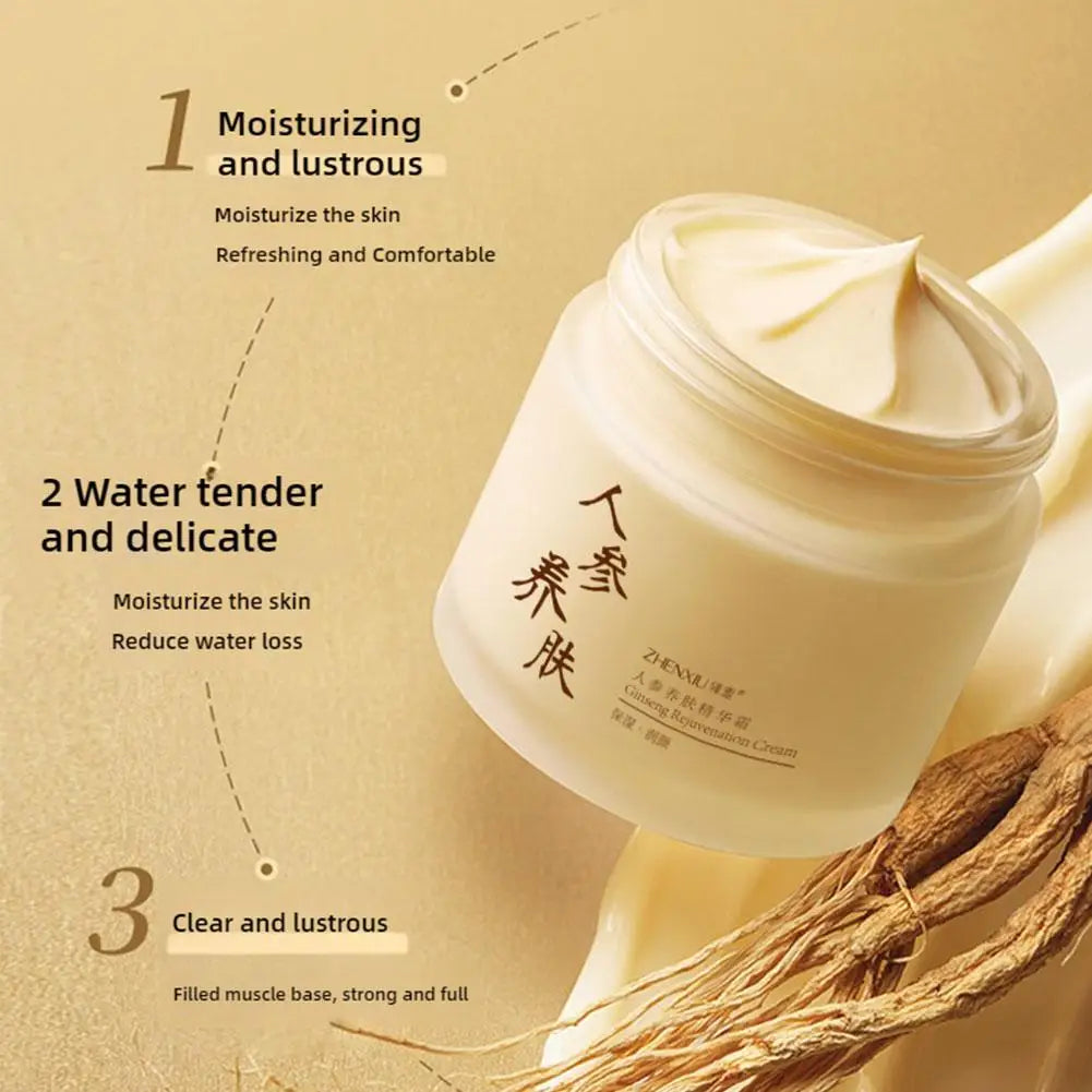Chinese Ginseng Face Cream | Moisturizing Anti-Aging Serum 60g Ginseng Face Cream QXL