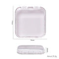 10-Pack Square Empty Press-On Nail Packaging Boxes Nail Packaging Boxes QXL white-10pcs