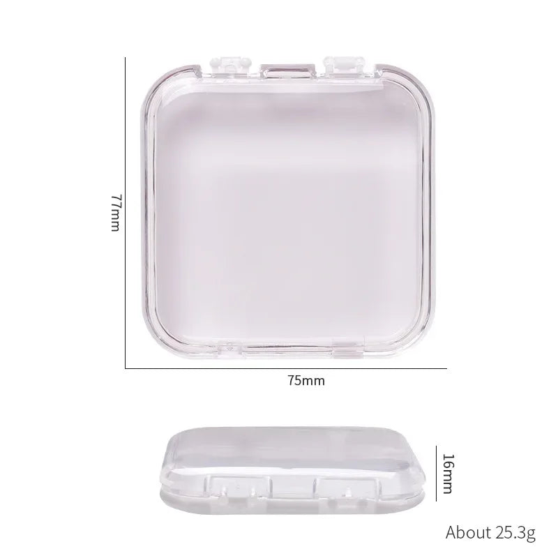 10-Pack Square Empty Press-On Nail Packaging Boxes Nail Packaging Boxes QXL white-10pcs