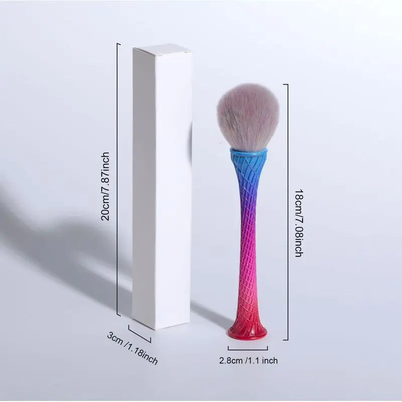 Colorful Waist Blush & Powder Brush | Long Handle Makeup Blush Makeup Brush QXL