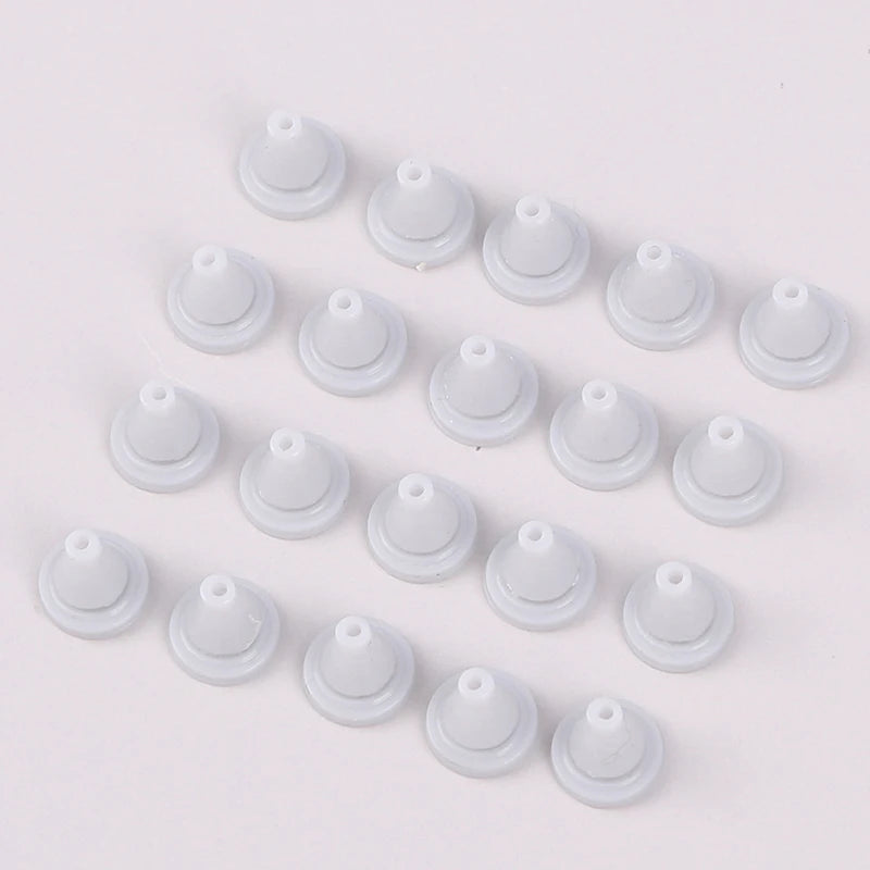 50-Pack Silicone Shower Head Replacement Spray Nozzles – Grey Shower Nozzle Parts QXL