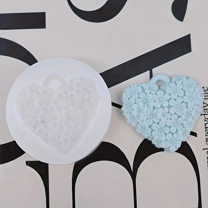 Lavender Silicone Mold | DIY Aromatherapy Plaster & Candle Mold Silicone Craft Mold QXL