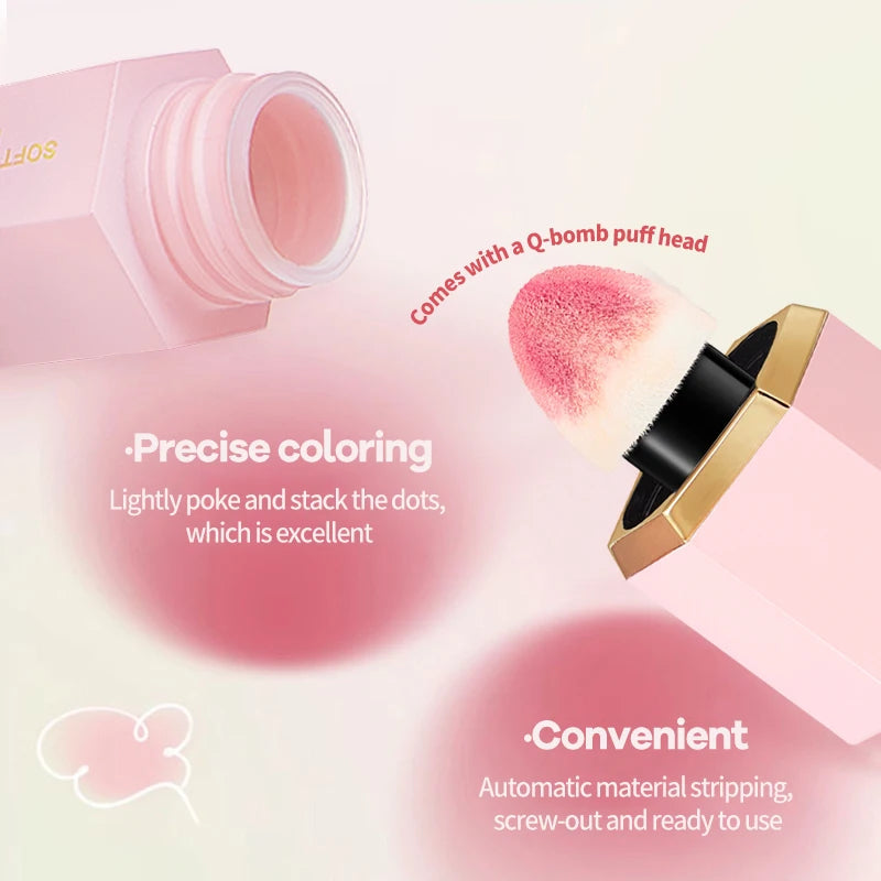 Liquid Blush Cream – 6 Shades Velvet Matte Blusher Liquid Blush Cream QXL