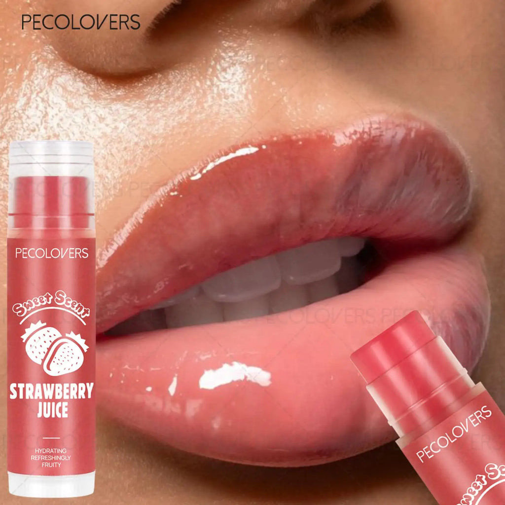 PECOLOVERS Fruity Lip Gloss Balm | Moisturizing & Long-Lasting Fruity Lip Gloss QXL