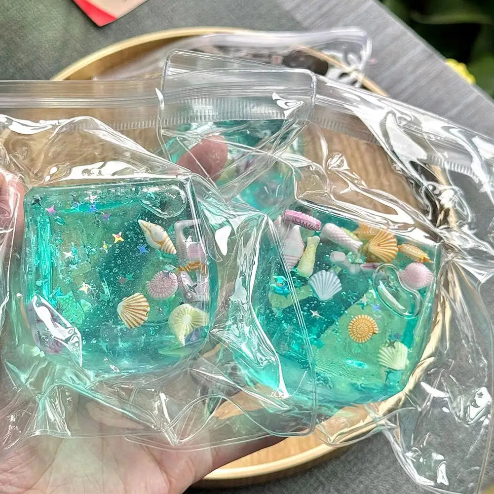 3D Ocean Shell Sensory Squeeze Cube | Squishy Fidget Toy Sensory Fidget Toy QXL