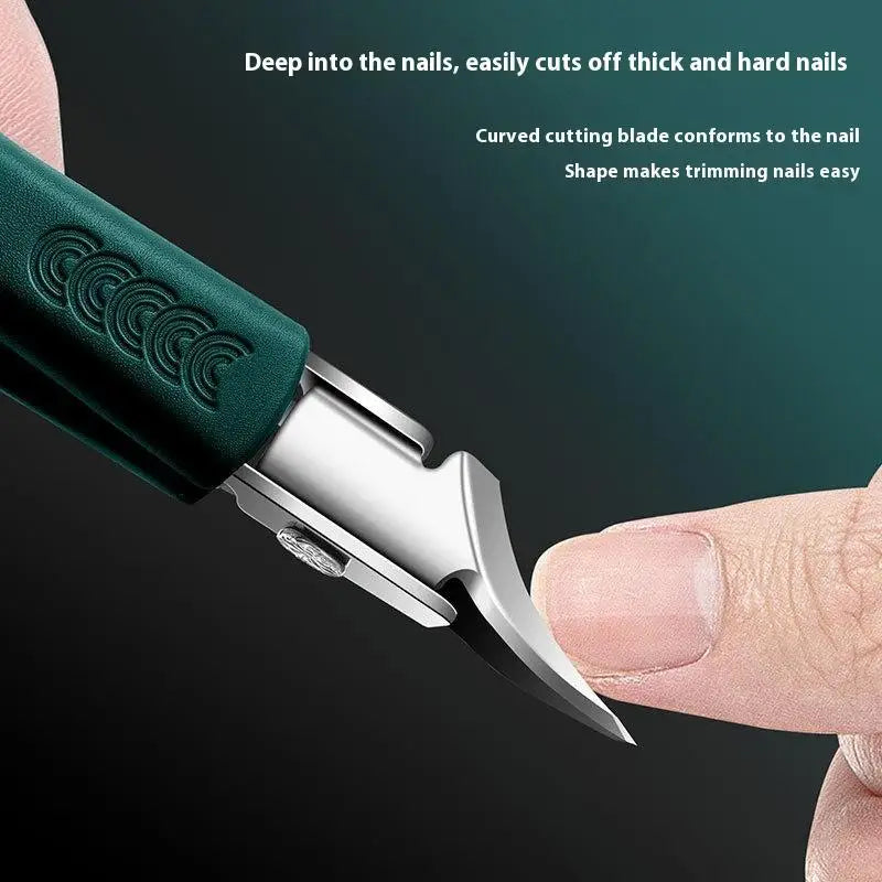 Slanted Stainless Steel Toenail Clipper | Anti-Splash Toenail Clipper QXL