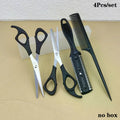 4-Pc Hair Scissors Set | Thinning & Cutting Shears Kit Hair Cutting Scissors QXL Default Title