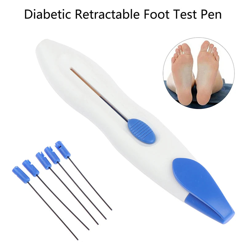 Retractable Foot Monofilament Test Pen Set | 5 Nylon Wires Foot Assessment Tool QXL